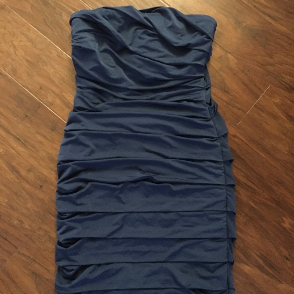 Speechless, navy dress.